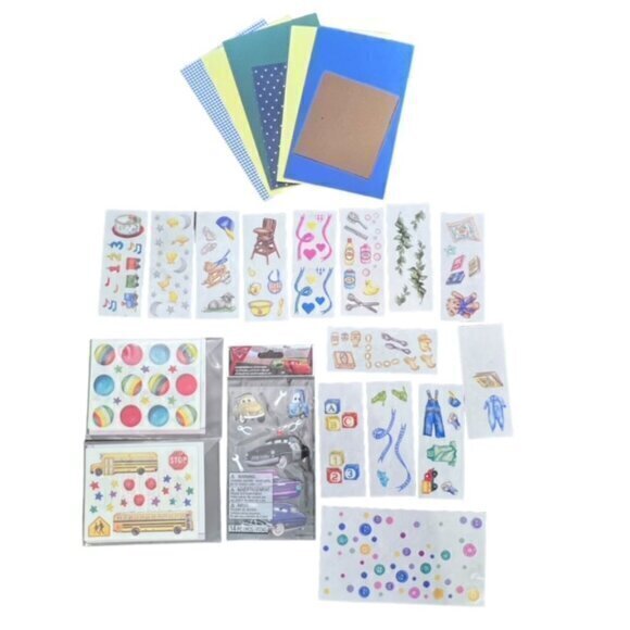 Craft Lot‎ Kids Babies Stickers Die Cuts Scrapbooking Card Making Embellishments - Picture 1 of 10